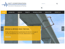 Tablet Screenshot of ndtcorporation.com